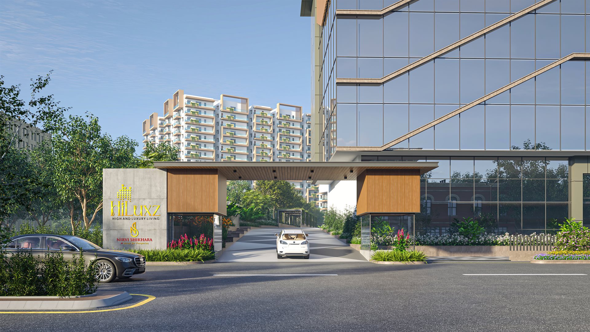 HiLuxz — Grand Entrance Gate & Welcome Plaza